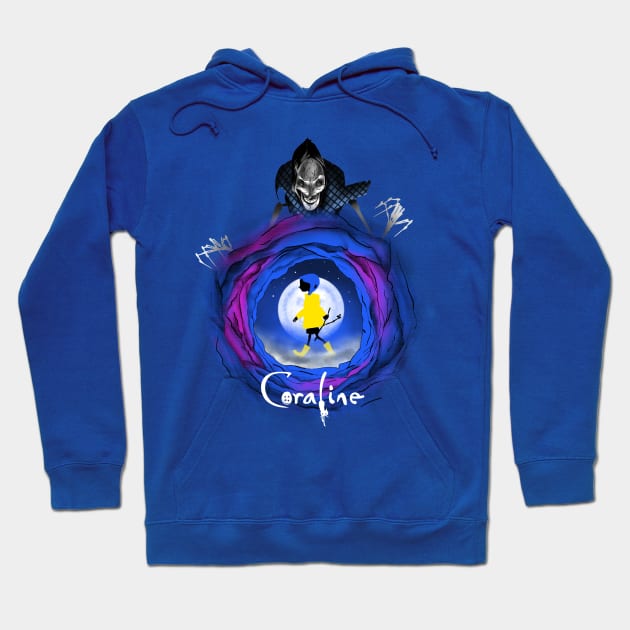 Coraline and The Other Mother (The Beldam) Hoodie by Fine_Design